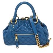 Pre-owned Leather handbags Marc Jacobs Pre-owned , Blue , Dames
