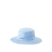Blauwe Katoenen Artisjok Bucket Hat Jacquemus , Blue , Unisex