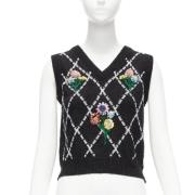 Pre-owned Fabric tops Gucci Vintage , Black , Dames