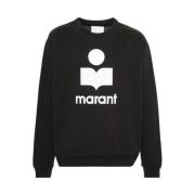Mikoy Sweatshirt (Zwart/Ecru) Isabel Marant , Black , Heren