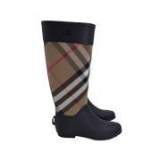 Pre-owned Rubber boots Burberry Vintage , Black , Dames