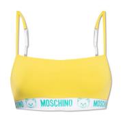 Beha met logo Moschino , Yellow , Dames
