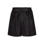 Zijden Tailored Shorts voor Heren Valentino , Black , Heren