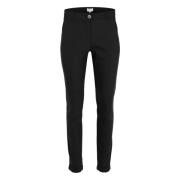 Chloe Zwarte Chino Broek DNM Pure , Black , Dames