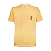 Oranje T-Shirt - Regular Fit - 100% Katoen Marcelo Burlon , Orange , H...