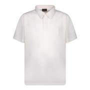 Geborduurd Logo Polo Shirt Brioni , White , Heren