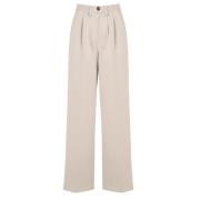 Carrie Wijde Pijpen Broek in Taupe Anine Bing , Beige , Dames