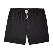 Katoenen Shorts - Noir American Vintage , Black , Heren