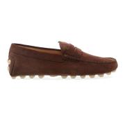 Bruine Suède Bubble Loafer Tod's , Brown , Heren