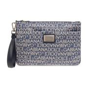 Monogram handtas Dolce & Gabbana , Blue , Heren