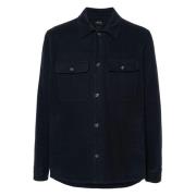 Donkerblauwe Blouson Alessio A.p.c. , Blue , Heren