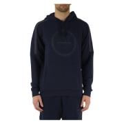 Katoenen Hoodie Emporio Armani EA7 , Blue , Heren