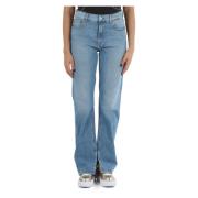 High Waist Slim Flare Fit Jeans Replay , Blue , Dames