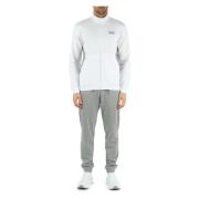 Katoenen sweatshirt en broek set Emporio Armani EA7 , White , Heren