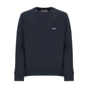 Blauwe Katoenen Sweatshirt met Logo Autry , Blue , Heren