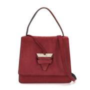 Pre-owned Suede handbags Loewe Pre-owned , Red , Dames