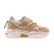 Stijlvolle Walvis Sneaker Dwrs , Beige , Dames