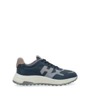 Blauwe Leren Hyperlight Sneaker Hogan , Blue , Heren