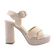 Ecrins Sandaal Ctwlk. , Beige , Dames