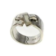 Pre-owned Silver rings Hermès Vintage , Gray , Dames
