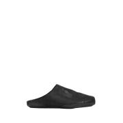 Zwarte Nubuck Leren Balletschoenen UMA Wang , Black , Dames