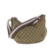 Pre-owned Canvas gucci-bags Gucci Vintage , Beige , Dames