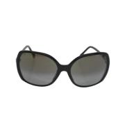 Pre-owned Plastic sunglasses Chanel Vintage , Black , Dames