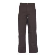 Broek met Enkele Knie Carhartt Wip , Black , Heren