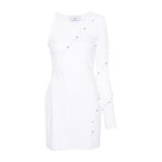 Witte jurken met 926 gaten Chiara Ferragni Collection , White , Dames