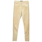Pre-owned Leather bottoms Isabel Marant Pre-owned , Beige , Dames