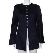 Pre-owned Cashmere outerwear Valentino Vintage , Blue , Dames