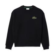 Moderne Loszittende Sweaters Lacoste , Black , Heren