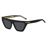 Black/Grey Sunglasses Hugo Boss , Black , Dames