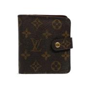 Pre-owned Coated canvas wallets Louis Vuitton Vintage , Brown , Unisex