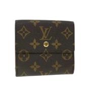 Pre-owned Canvas wallets Louis Vuitton Vintage , Brown , Unisex