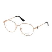 Rose Gold Eyewear Frames Guess , Pink , Unisex
