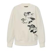Bloemen sweatshirt Y-3 , Beige , Dames