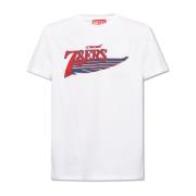 ‘T-Diegor-K75’ T-shirt Diesel , White , Heren