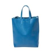Pre-owned Leather celine-bags Celine Vintage , Blue , Dames