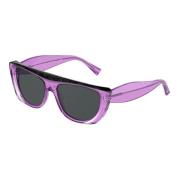 Trouville Sunglasses - Translucent Purple Noir Mikli/Grey Alain Mikli ...