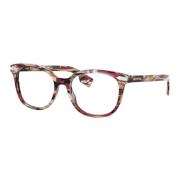 Gestreepte Check Eyewear Frames Burberry , Multicolor , Unisex