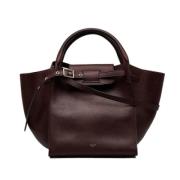 Pre-owned Leather celine-bags Celine Vintage , Red , Dames