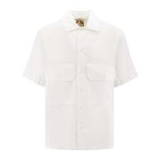 Witte Overhemd met Franse Kraag Ten C , White , Heren