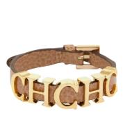 Pre-owned Leather bracelets Carolina Herrera Pre-owned , Beige , Dames