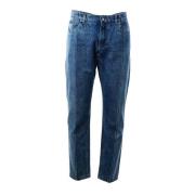 Heren Regular 5 Zakken Jeans Dolce & Gabbana , Blue , Heren