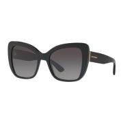 Printed Sunglasses in Black/Grey Shaded Dolce & Gabbana , Black , Dame...