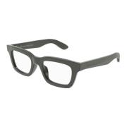 Grijze zonnebril montuur Alexander McQueen , Gray , Unisex