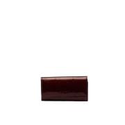 Pre-owned Leather key-holders Louis Vuitton Vintage , Red , Dames