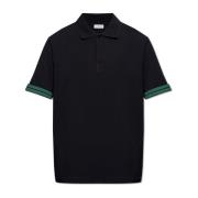 Polo shirt met logo Burberry , Black , Heren