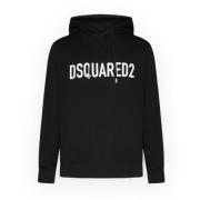 Sweatshirt Collectie Dsquared2 , Black , Heren